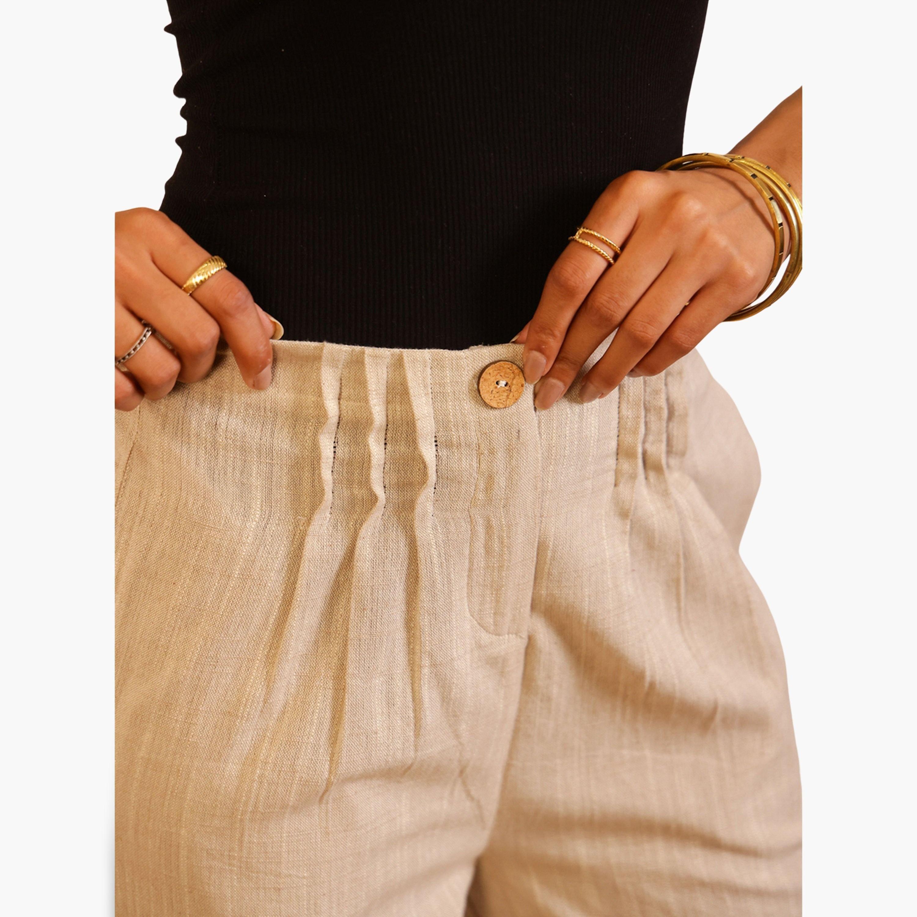بنطال نسائي لينن بأرجل واسعة-women-clothing-bottoms-joggers-image-5