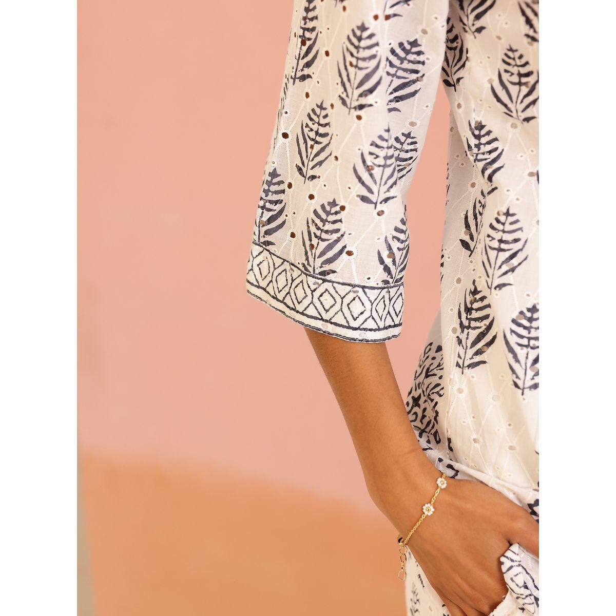 Sanskrutihomes Floral Printed Cotton Top and Pants Co-Ords-women-clothing-coordsets-image-7