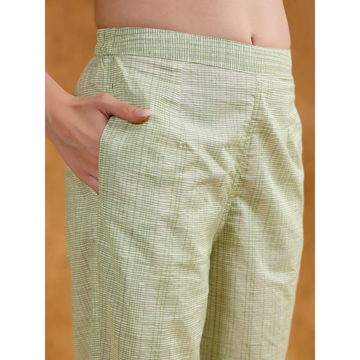 Sanskrutihomes Printed V-Neck Top and Pants Co-Ords-women-clothing-coordsets-image-7