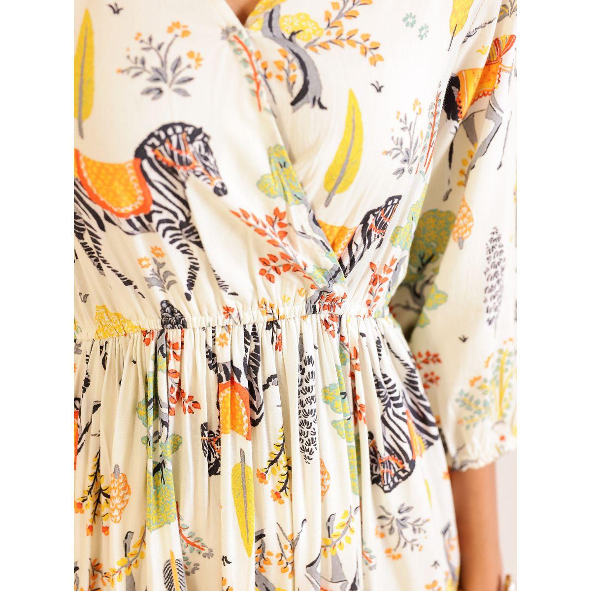 فستان قصير مطبع بزهور مع حافة واسعة-women-clothing-dresses-image-6