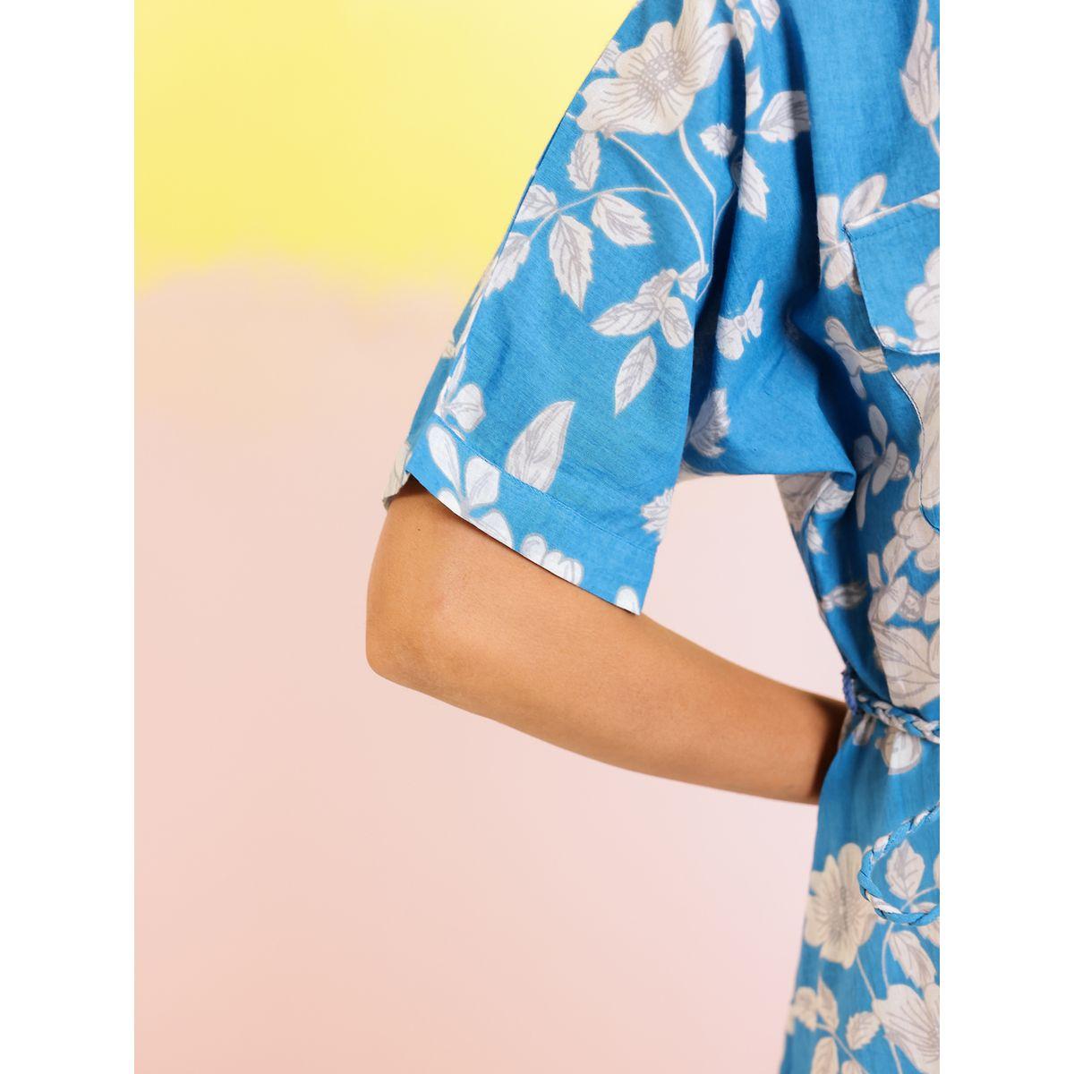 فستان قصير مطبع بزهور مع ياقة-women-clothing-dresses-image-5