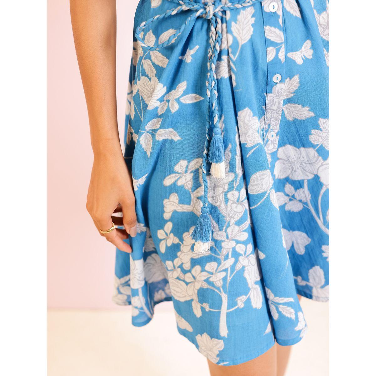 فستان قصير مطبع بزهور مع ياقة-women-clothing-dresses-image-6