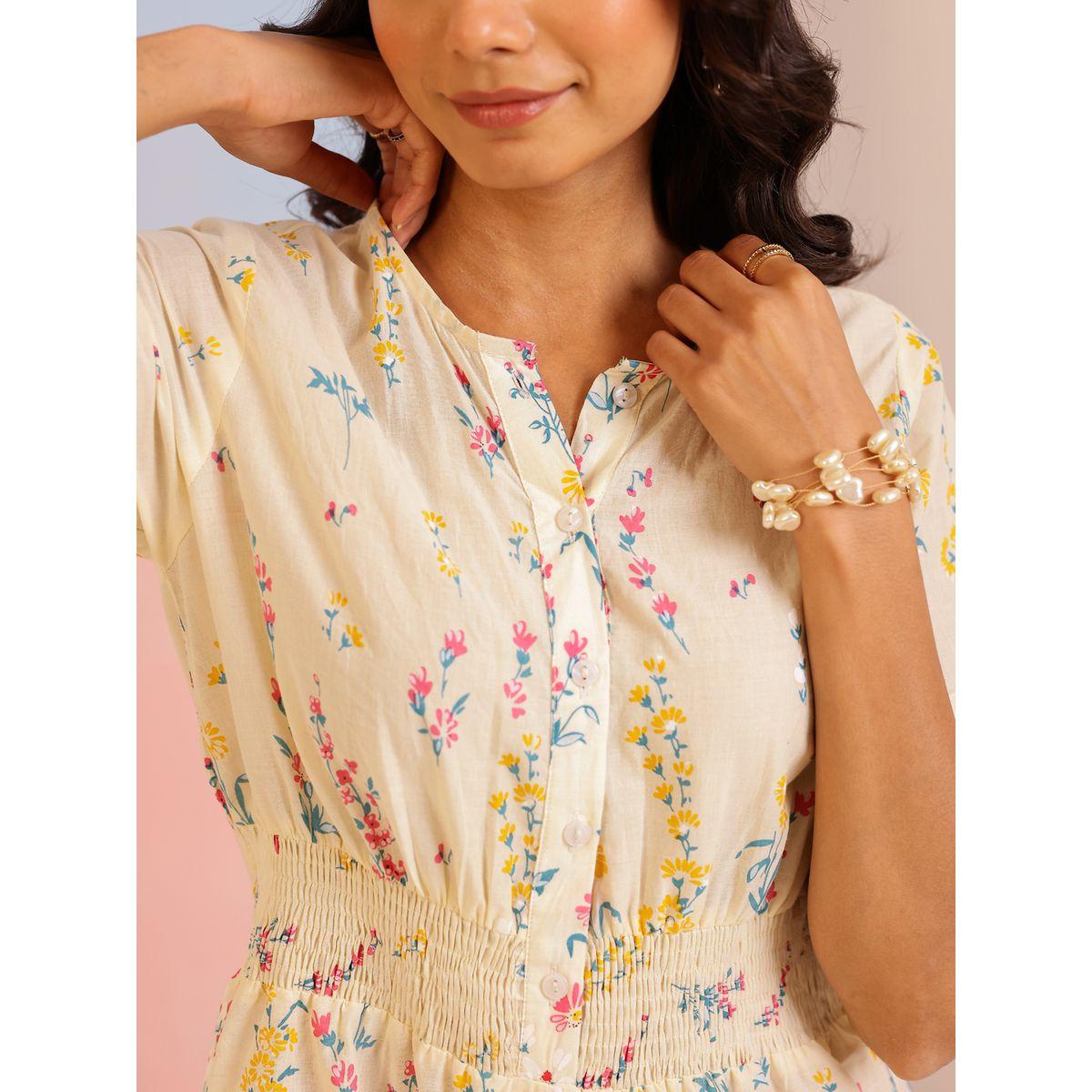 جمبسوت بأرجل واسعة وطبعة زهور مع ياقة دائرية-women-clothing-jumpsuits-image-5