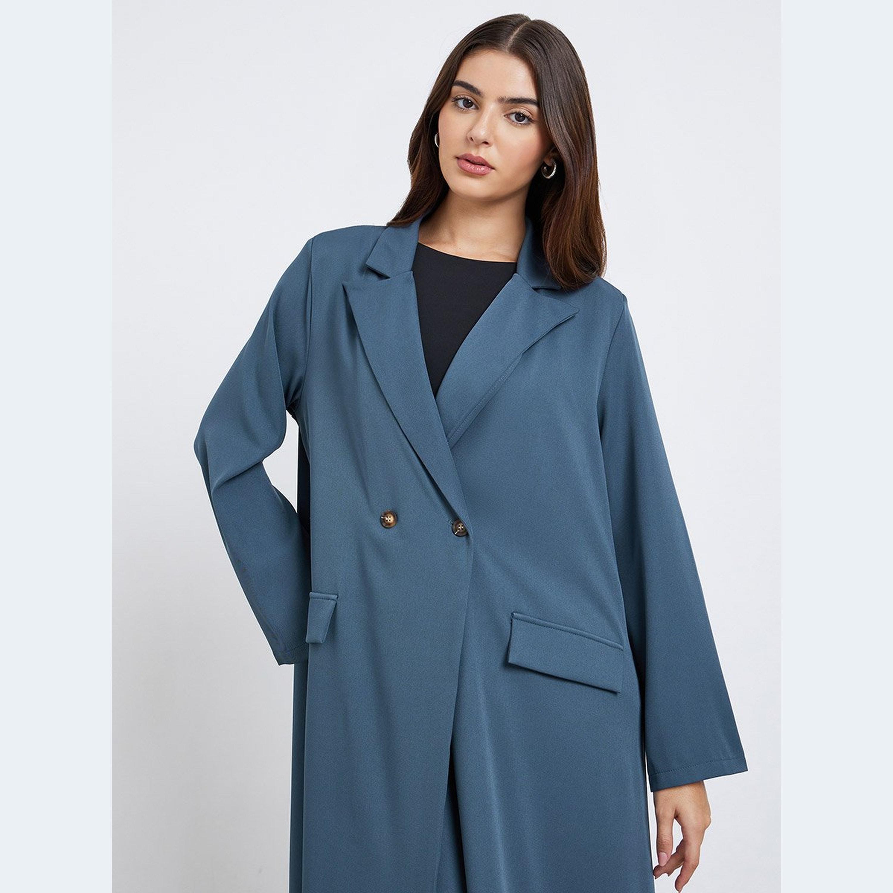عباية بتفاصيل ياقة بشق-women-arabicclothing-abayas-image-2