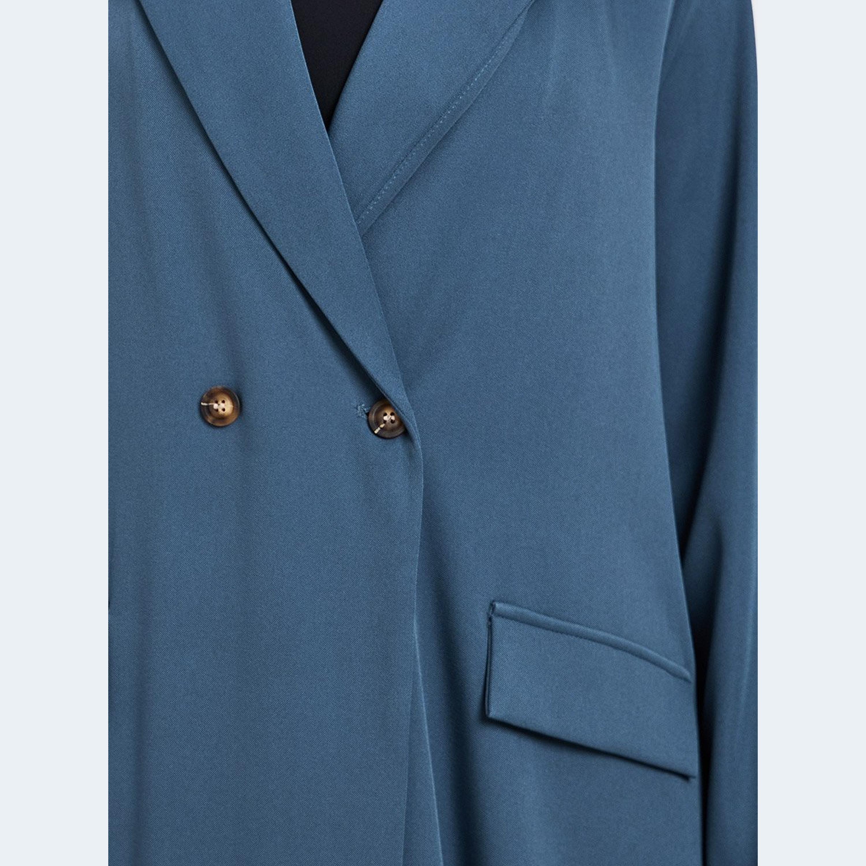 Styli Women Notch Lapel Abaya with Mock Flap-women-arabicclothing-abayas-image-3