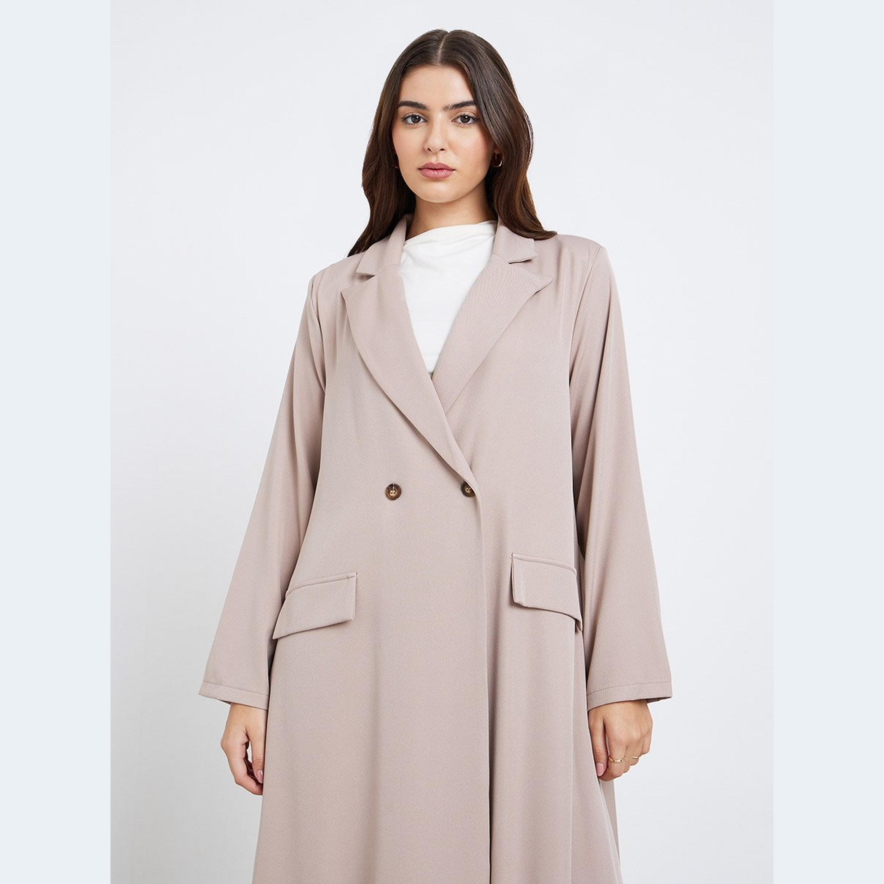 عباية بتفاصيل ياقة بشق-women-arabicclothing-abayas-image-2
