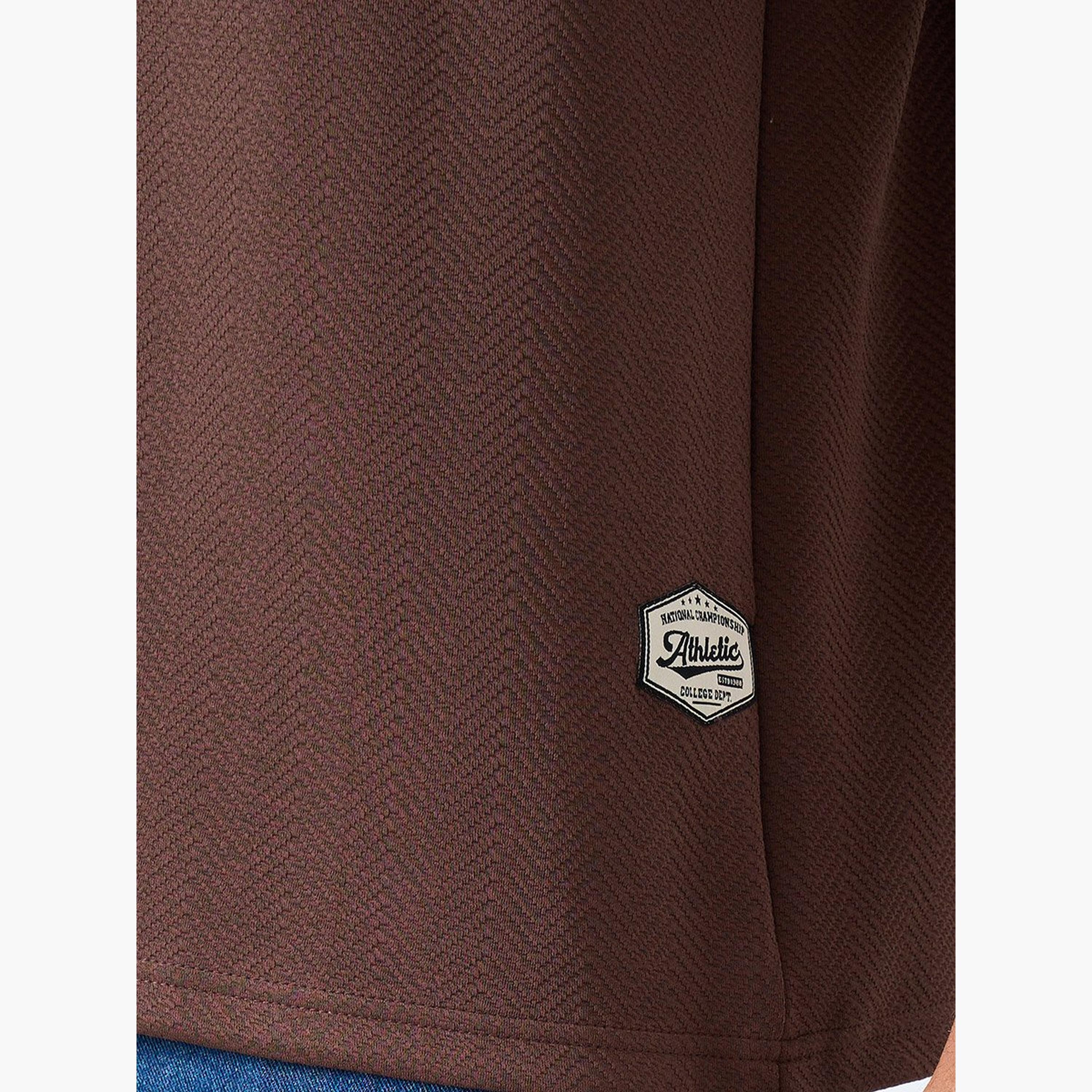 Styli Men Oversized Textured Badge Detail T-Shirt-men-clothing-tshirtsandpolos-tshirts-image-3