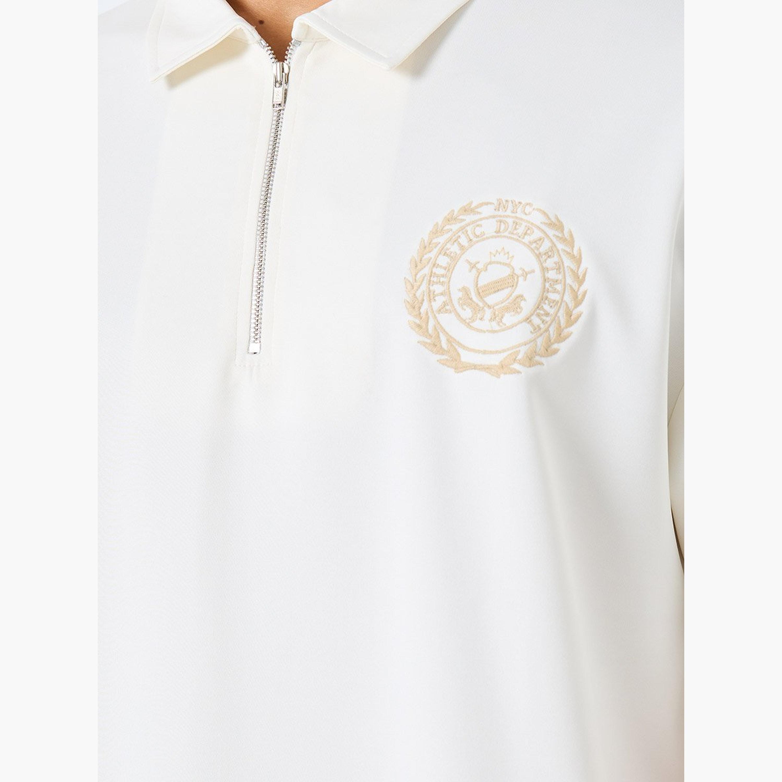 ستايلي - قميص بولو مطرز مقاس كبير وبنطال رياضي قصّة مريحة-men-clothing-coordsets-image-3