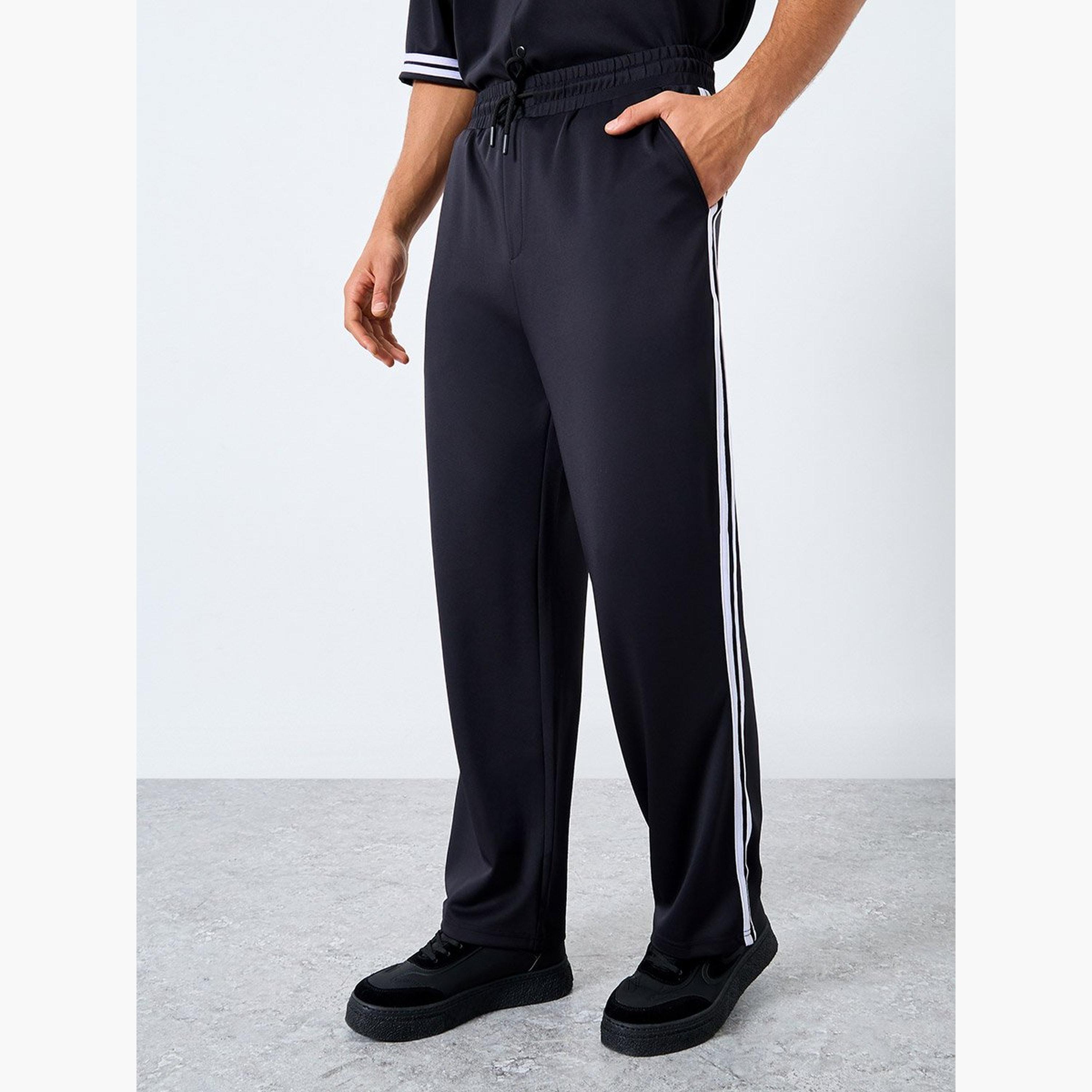 Styli Boxy Fit Sloan Print Shirt with Oversized Joggers Co-Ords-men-clothing-coordsets-image-5
