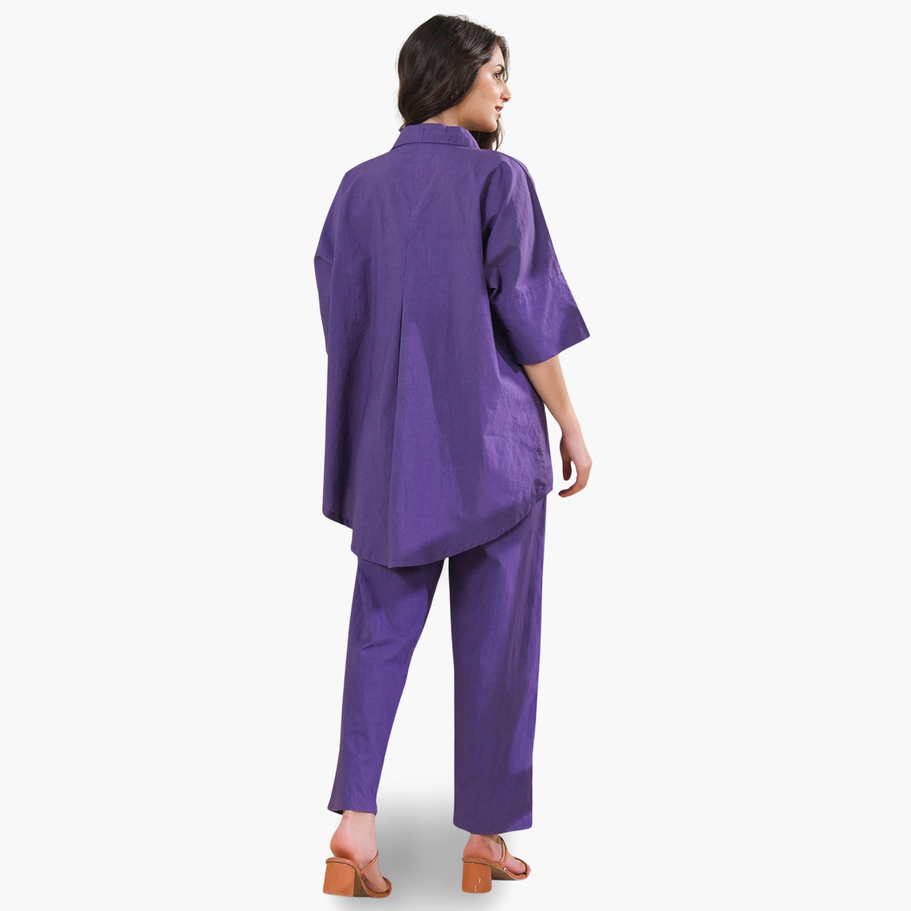 طقم نسائي من قميص مطرز وبنطال-women-clothing-coordsets-image-2