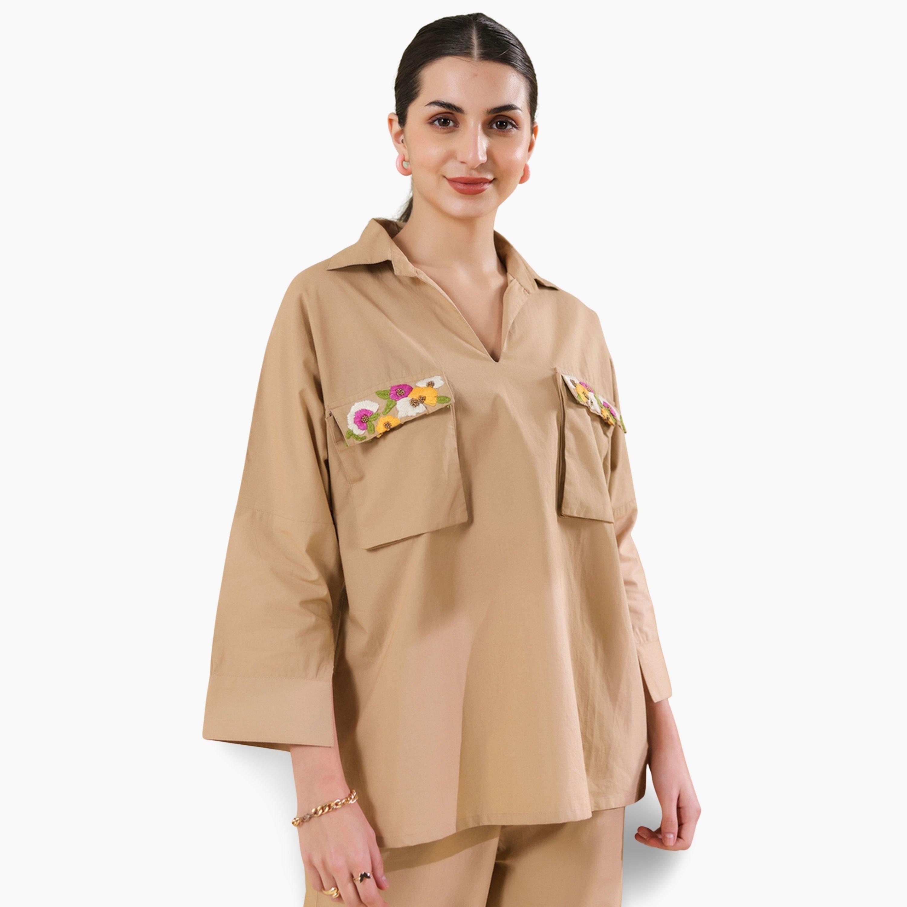 طقم نسائي من قميص وبنطال-women-clothing-coordsets-image-2