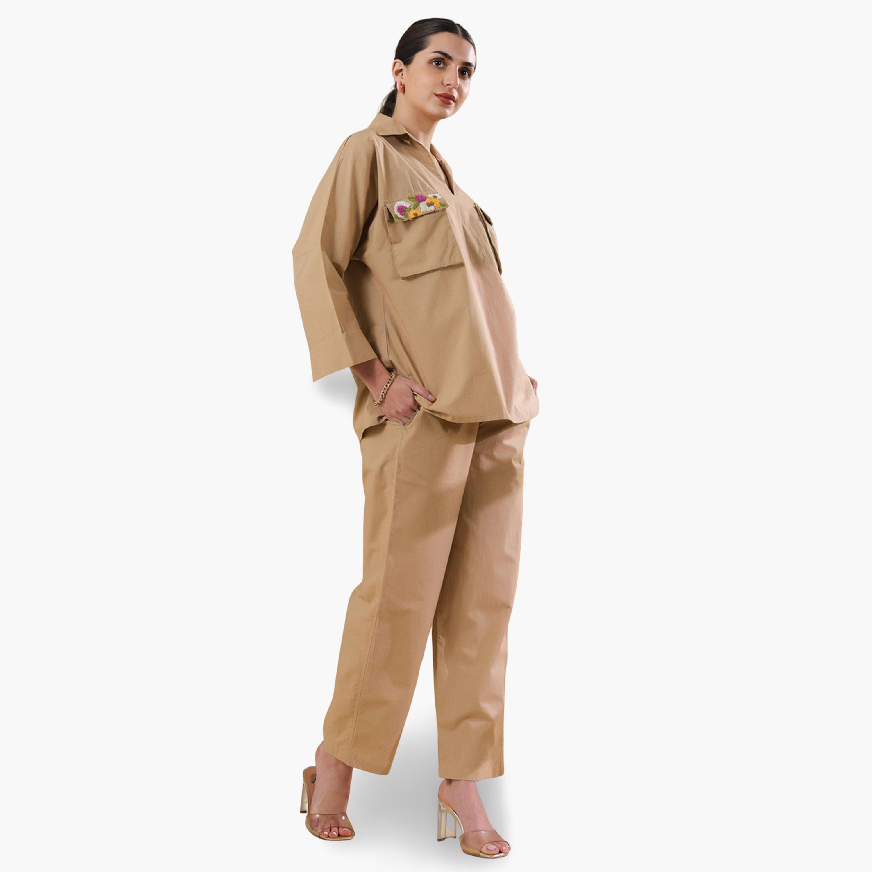 طقم نسائي من قميص وبنطال-women-clothing-coordsets-image-3