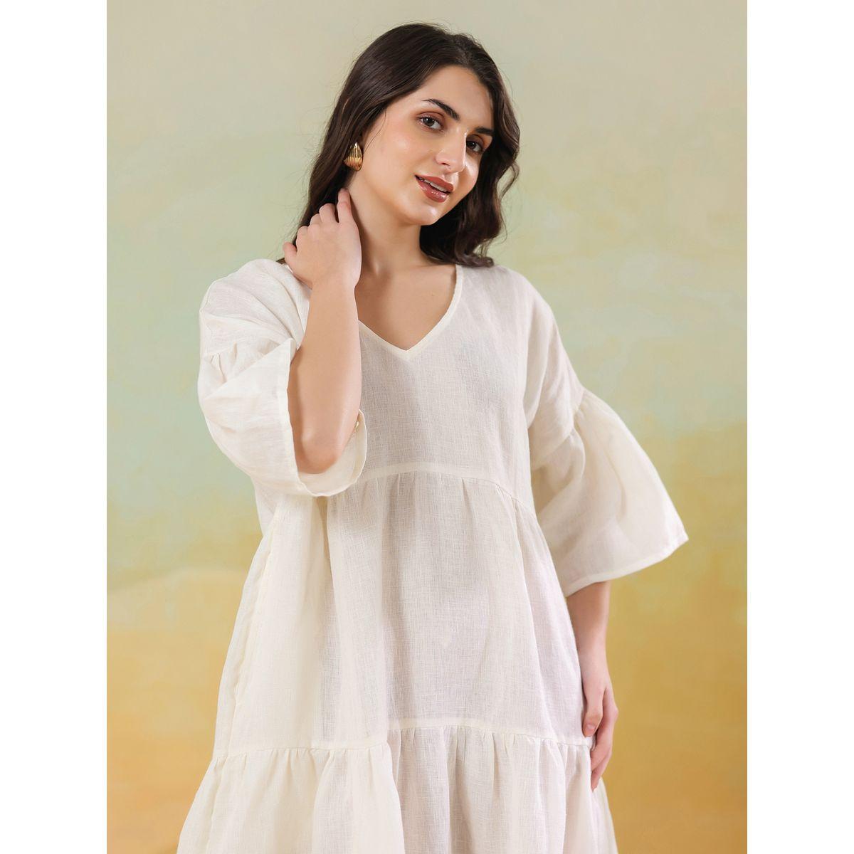 فستان ميدي كاجوال بحافة واسعة-women-clothing-dresses-image-4
