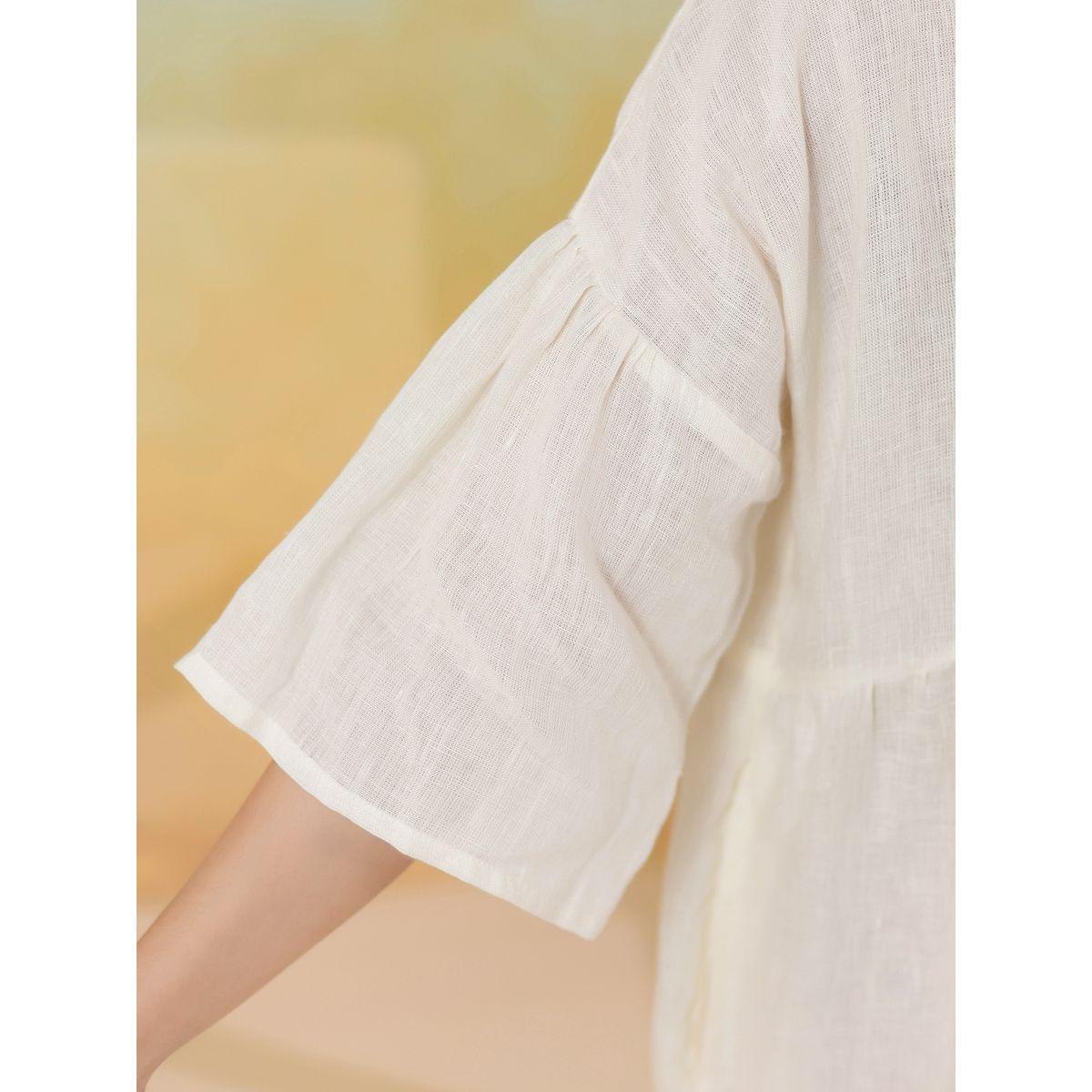 فستان ميدي كاجوال بحافة واسعة-women-clothing-dresses-image-5