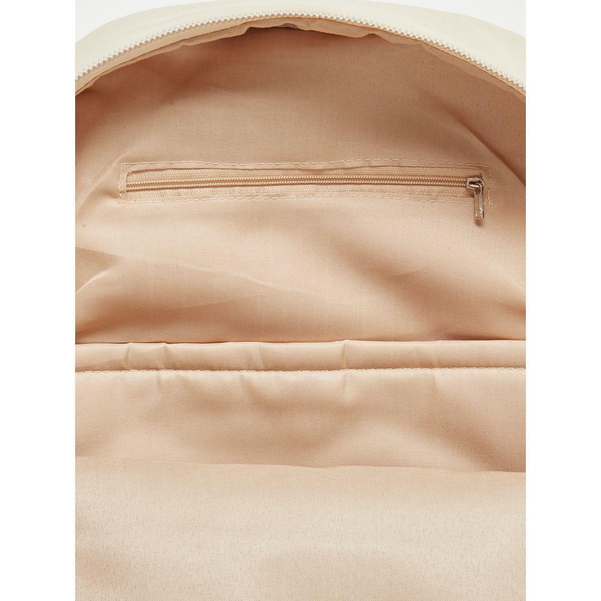 Styli Women Cream Front Zipped Backpack-women-bagsandwallets-backpacks-image-5