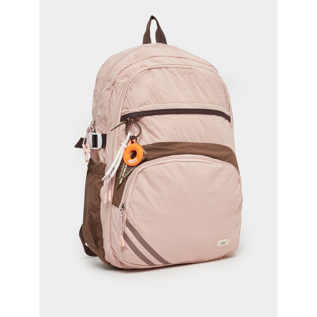 شنطة ظهر بتفاصيل جيوب مع سحاب-women-bagsandwallets-backpacks-image-1