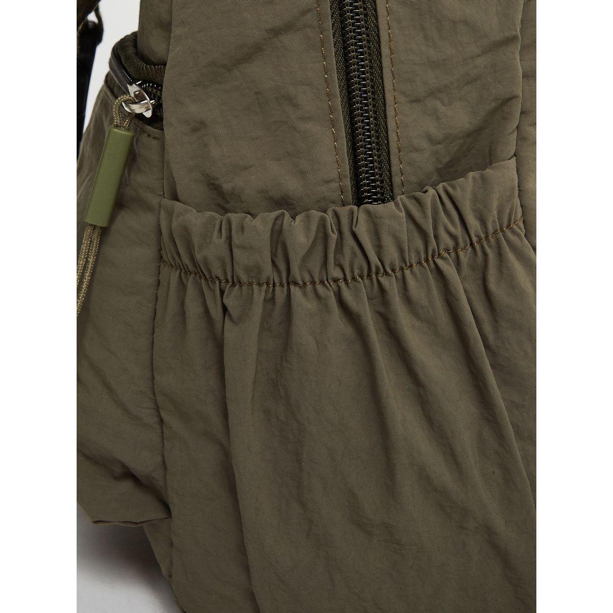 Styli Women Khaki Buckle Strap Backpack-women-bagsandwallets-backpacks-image-4