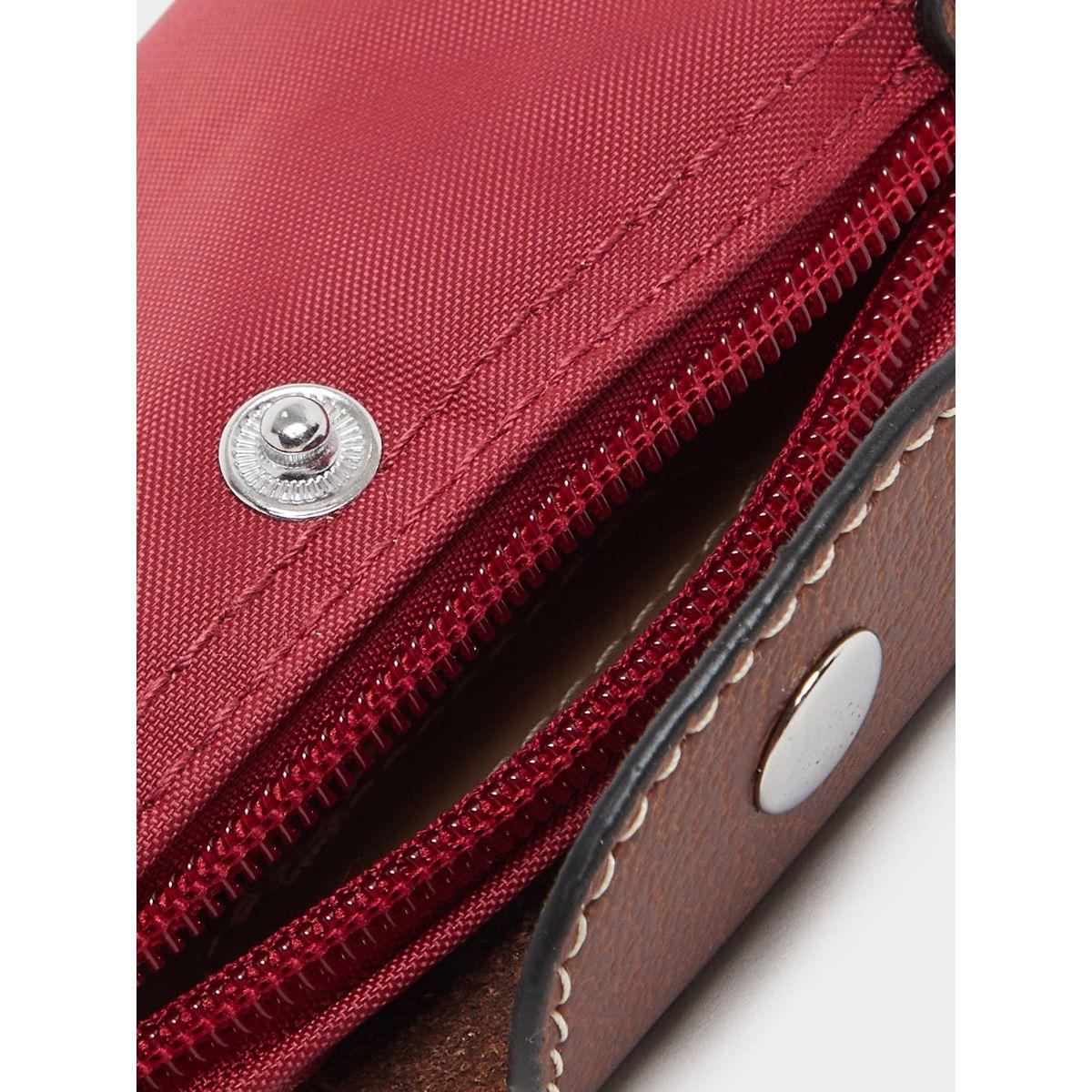 حافظة نقود بتفاصيل ربطة مُتدلية-women-bagsandwallets-wallets-image-4