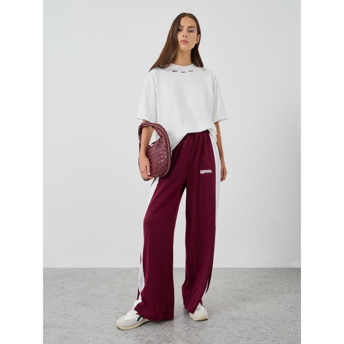 تيشيرت فضفاض بياقة منمقة-women-clothing-tshirts-image-2