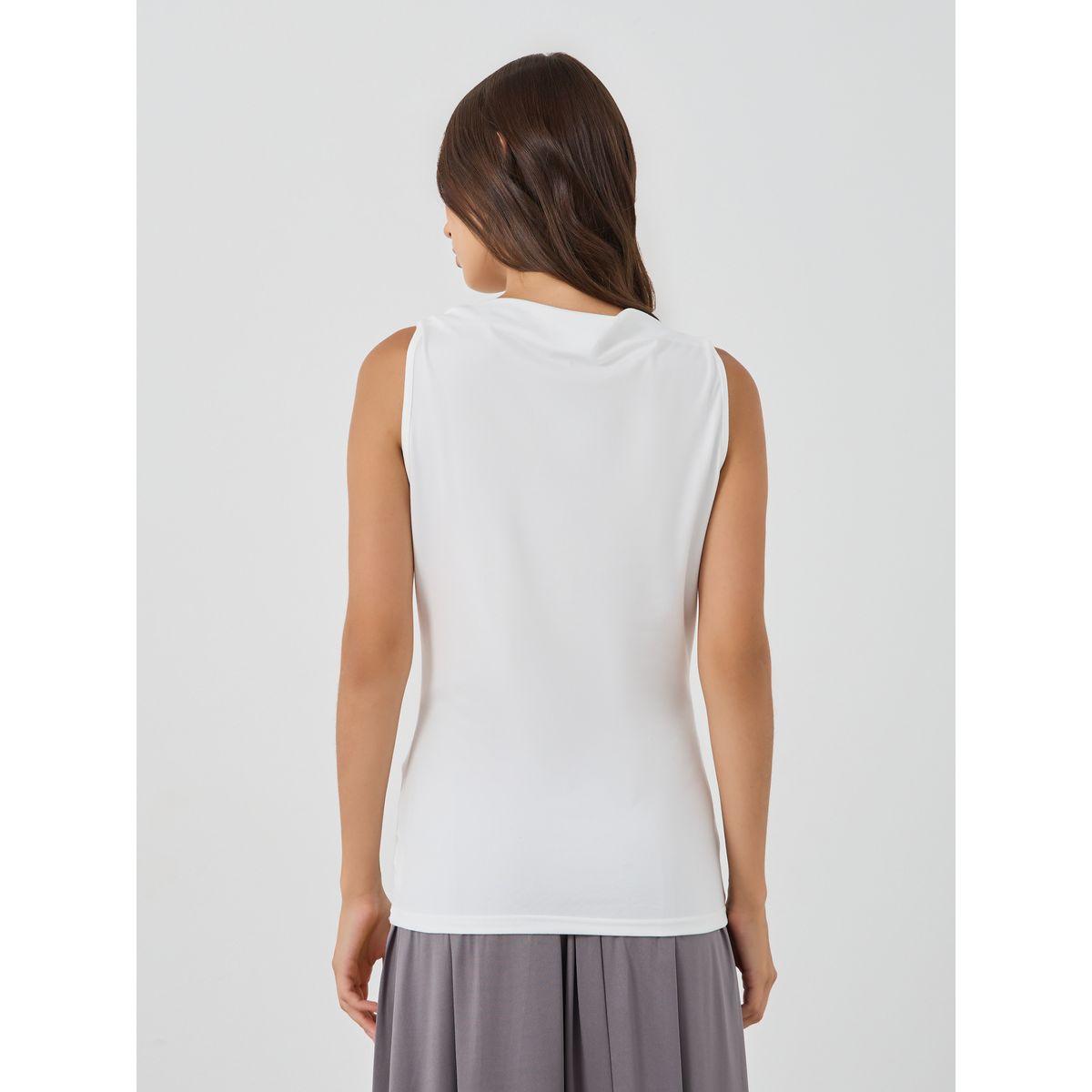 Styli Solid Sleeveless Regular Fit T-Shirt-women-clothing-tshirts-image-5