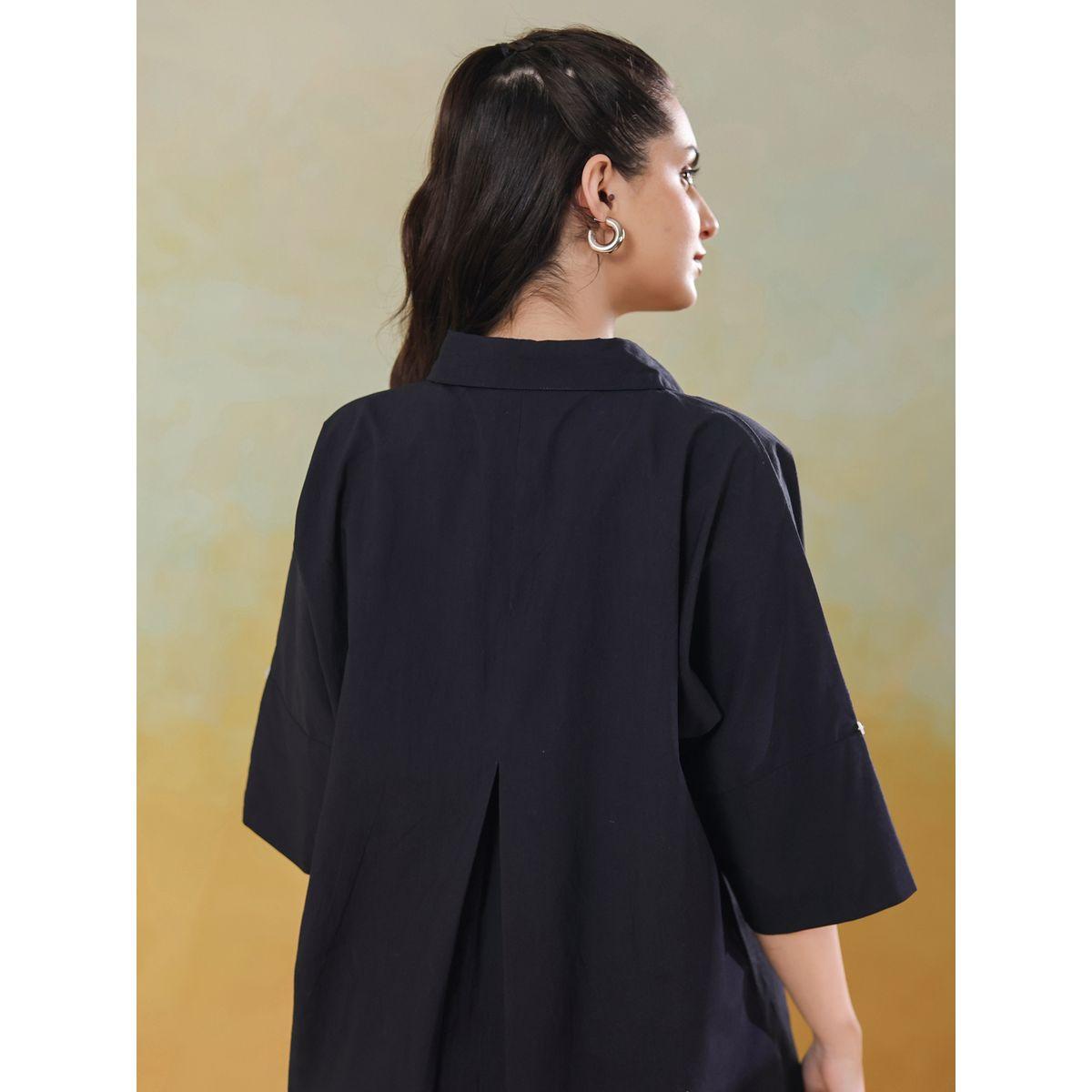 مجموعة من بنطال وبلوزة بياقة سبريد-women-clothing-coordsets-image-3