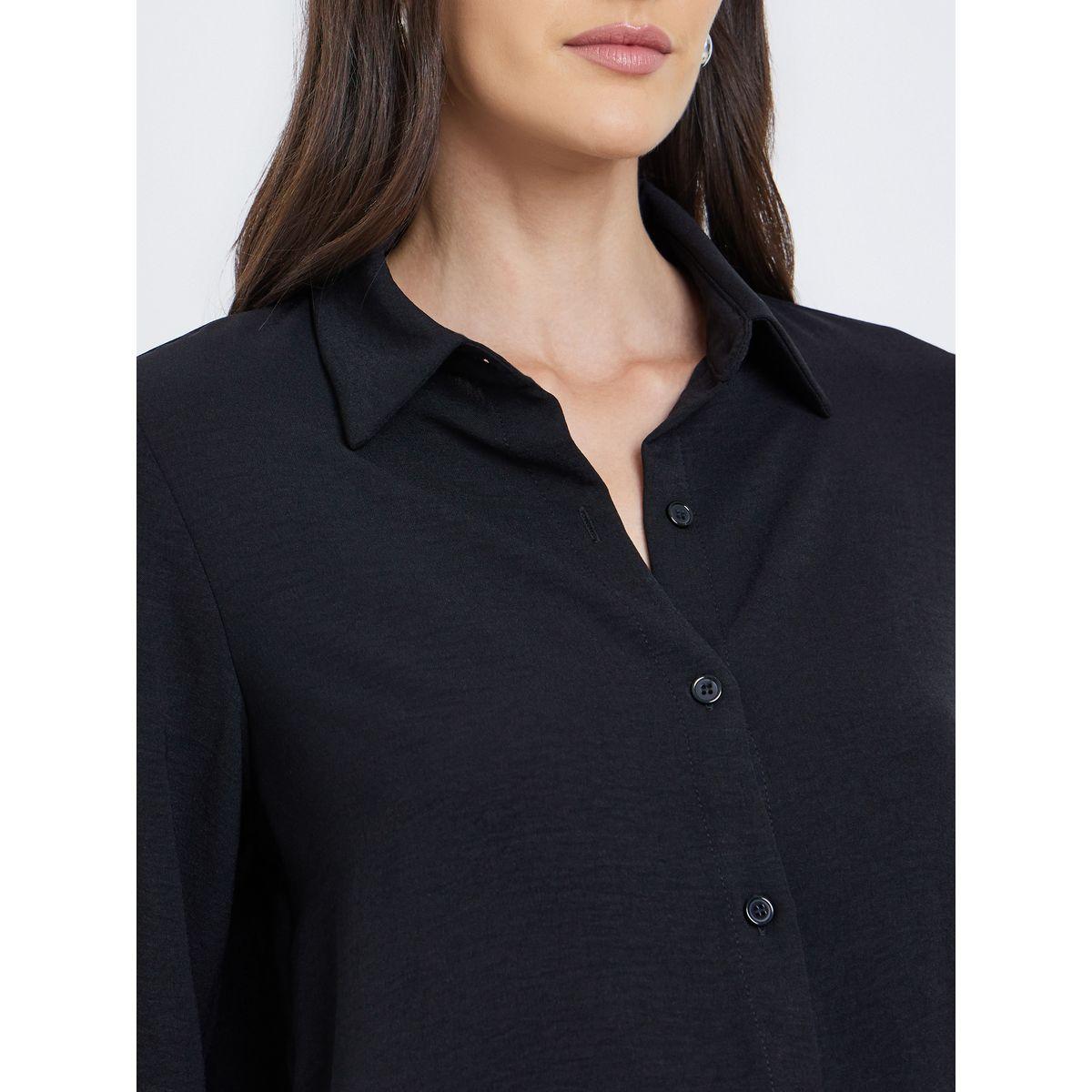 بلوزة سادة بأكمام قصيرة-women-clothing-shirtsandblouses-shirts-image-4