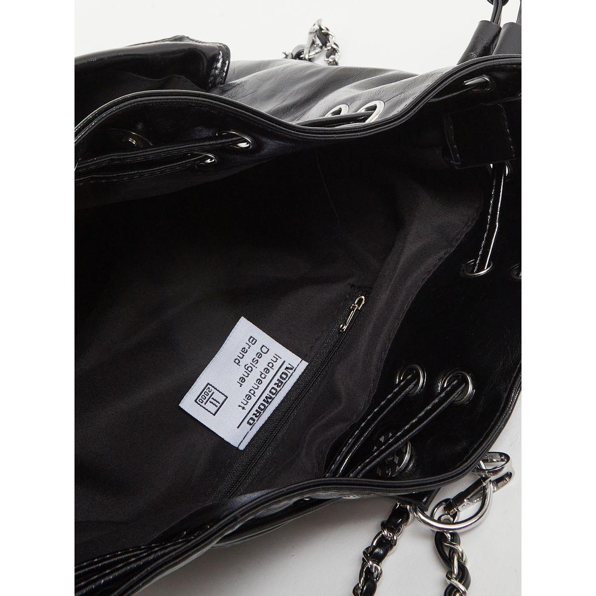 Styli Studded Pocket Drawstring Backpack-women-bagsandwallets-backpacks-image-4