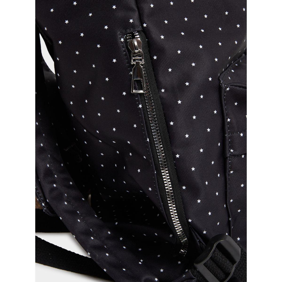 Styli Star Print Backpack with Pockets-women-bagsandwallets-backpacks-image-4