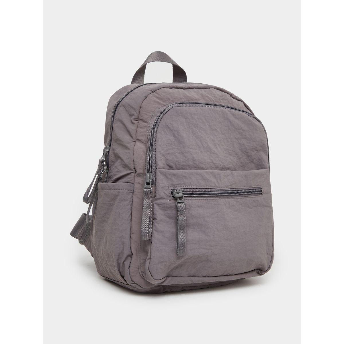 شنطة ظهر سادة بتفاصيل جيب جانبي-women-bagsandwallets-backpacks-image-1