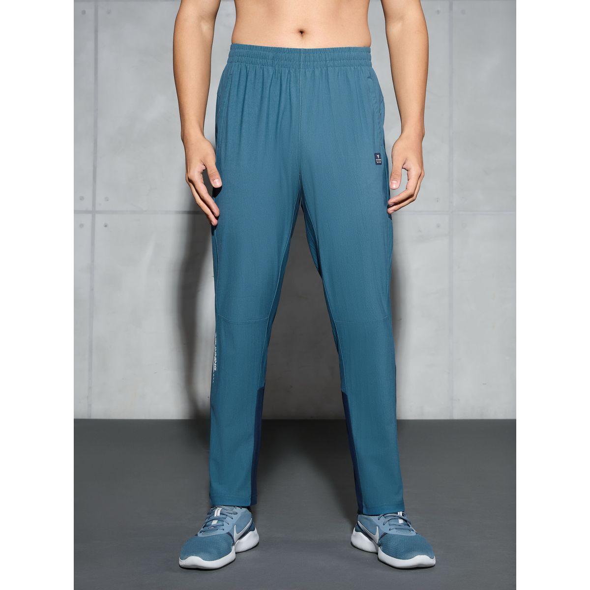 Technosport Men Blue Straight Fit Track Pants-men-clothing-bottoms-joggers-image-1