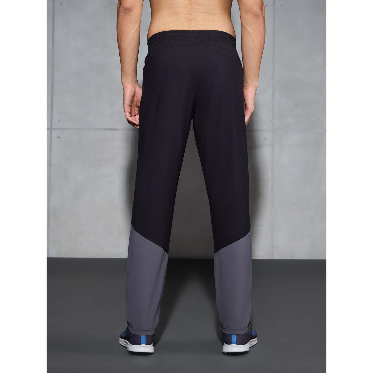 Technosport Men Black Straight Fit Track Pants-men-clothing-bottoms-joggers-image-3