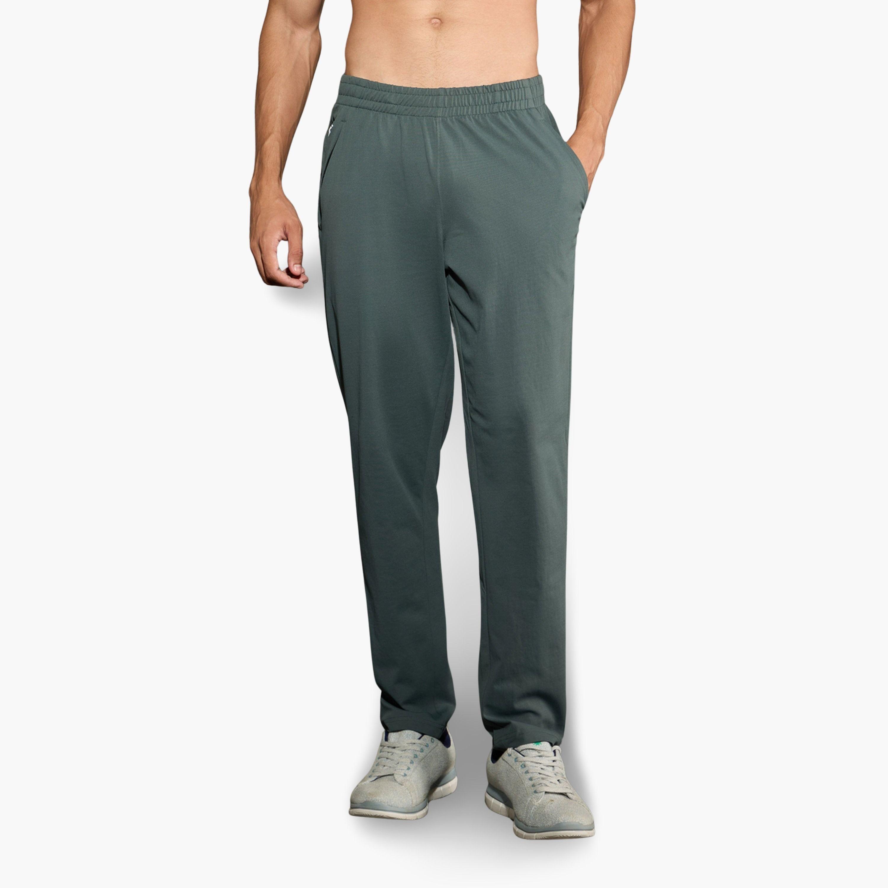 Technosport Men Solid Relaxed Fit Trackpants-men-clothing-bottoms-joggers-image-1