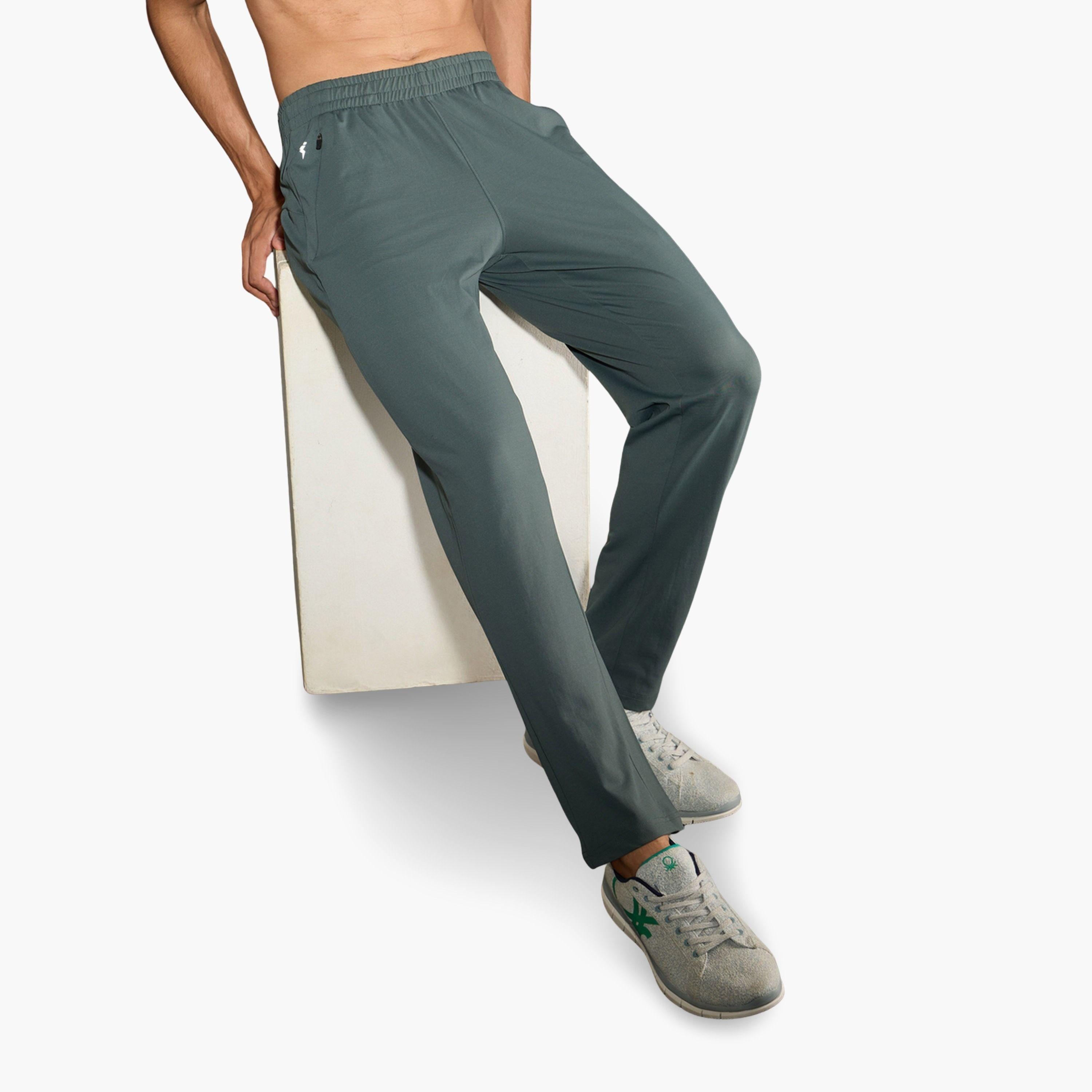 بنطال رياضي سادة قصة مريحة-men-clothing-bottoms-joggers-image-2