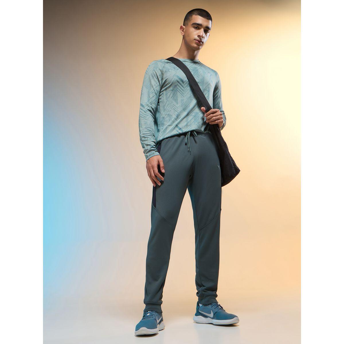 Technosport Contrast Side Panel Slim Fit Track Pants-men-clothing-sportswearandactivewear-bottoms-image-1