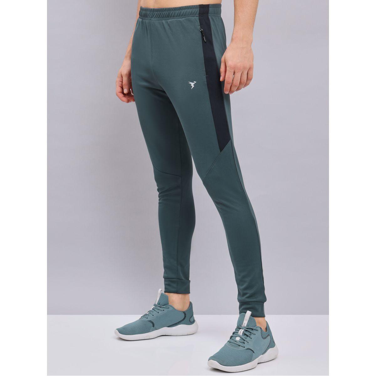 Technosport Men Contrast Side Panel Slim Fit Track Pants-men-clothing-bottoms-joggers-image-3