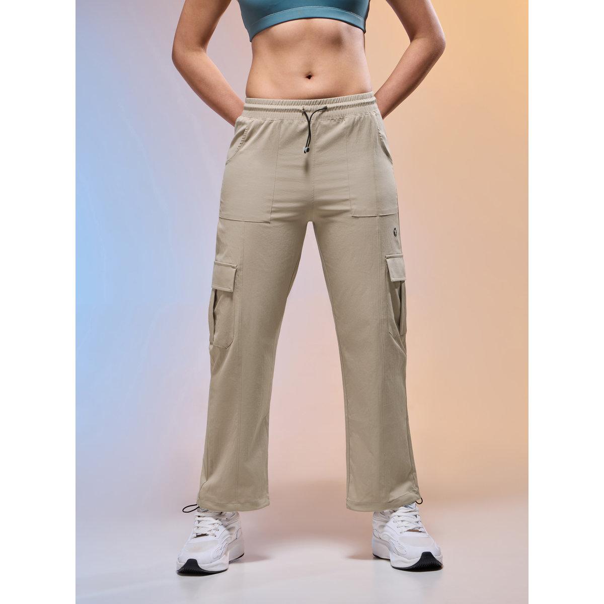 Technosport Women Solid Slim Fit Sports Cargo Track Pants-women-clothing-sportswearandactivewear-bottoms-image-3