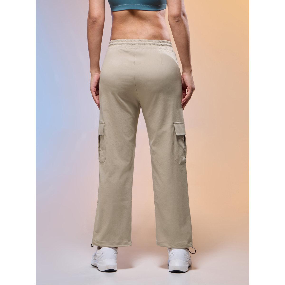 Technosport Women Solid Slim Fit Sports Cargo Track Pants-women-clothing-sportswearandactivewear-bottoms-image-4