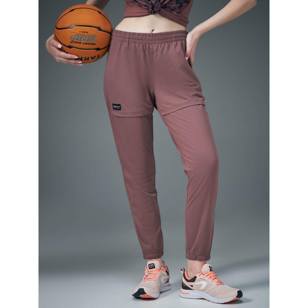 Technosport Women Solid 4-Way Stretch Relaxed Fit Joggers-women-clothing-bottoms-joggers-image-4