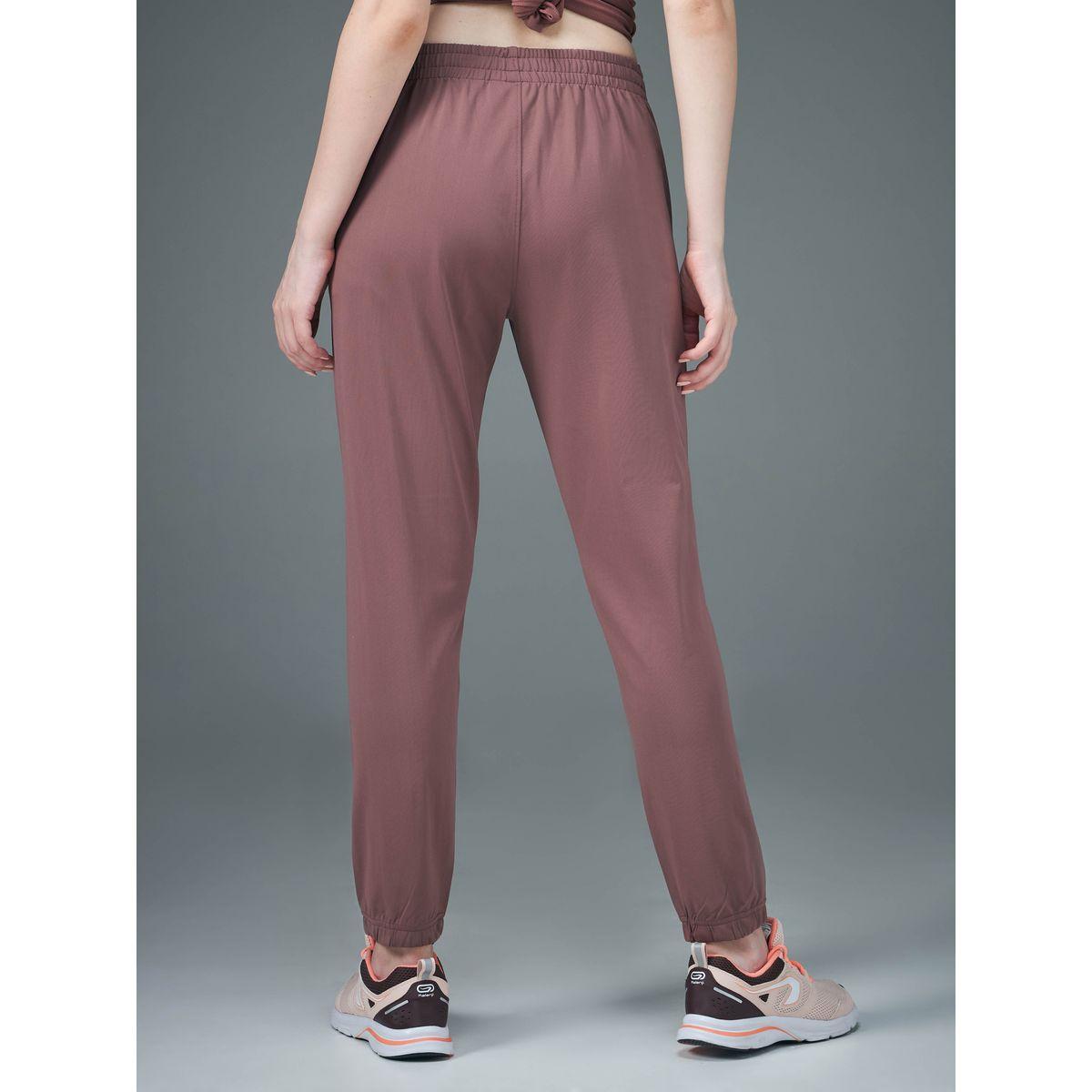 Technosport Women Solid 4-Way Stretch Relaxed Fit Joggers-women-clothing-bottoms-joggers-image-5