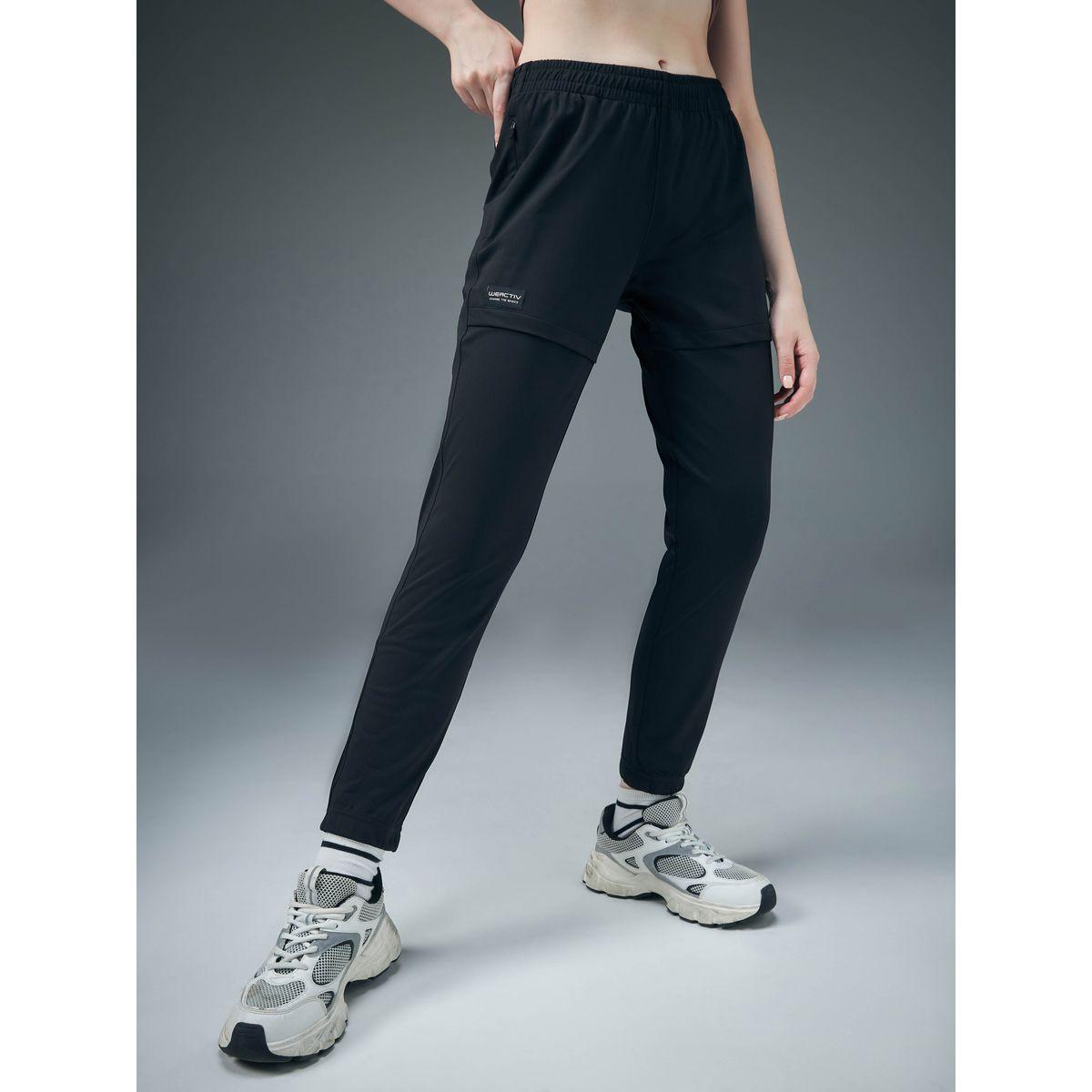 جوغر سادة بنسيج قابل للتمدد في 4 اتجاهات-women-clothing-sportswearandactivewear-bottoms-image-1