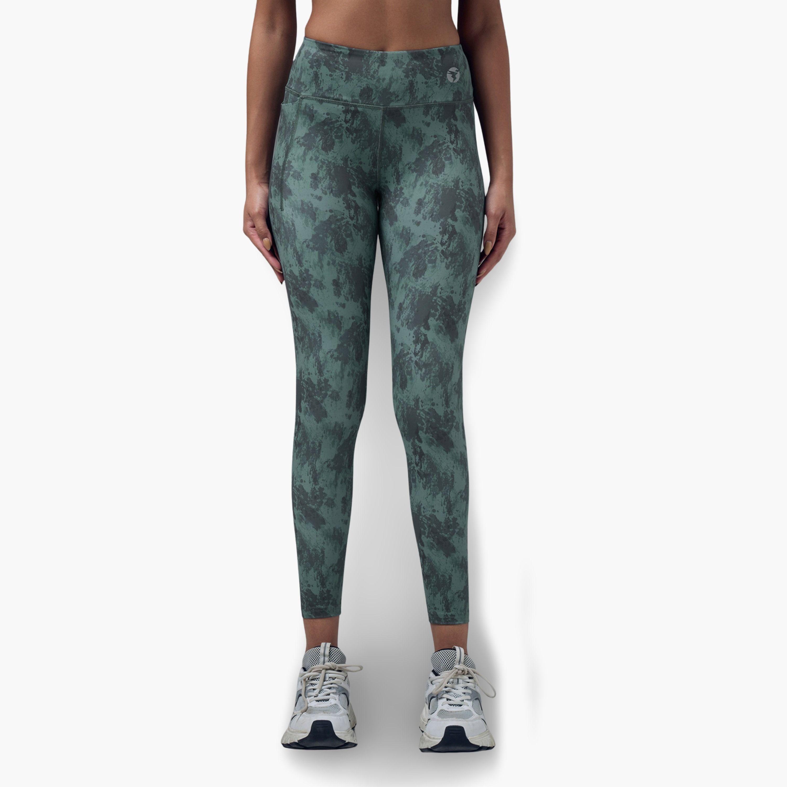 Technosport Women Printed 4-Way Stretch Tights-women-clothing-bottoms-leggings-image-1