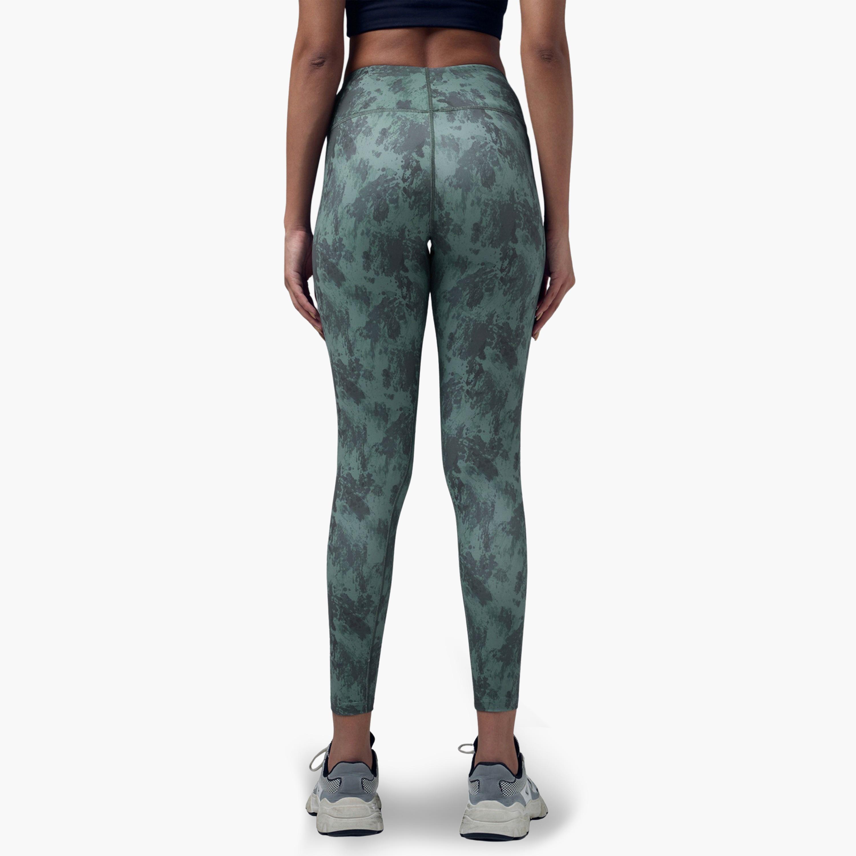 Technosport Women Printed 4-Way Stretch Tights-women-clothing-bottoms-leggings-image-2