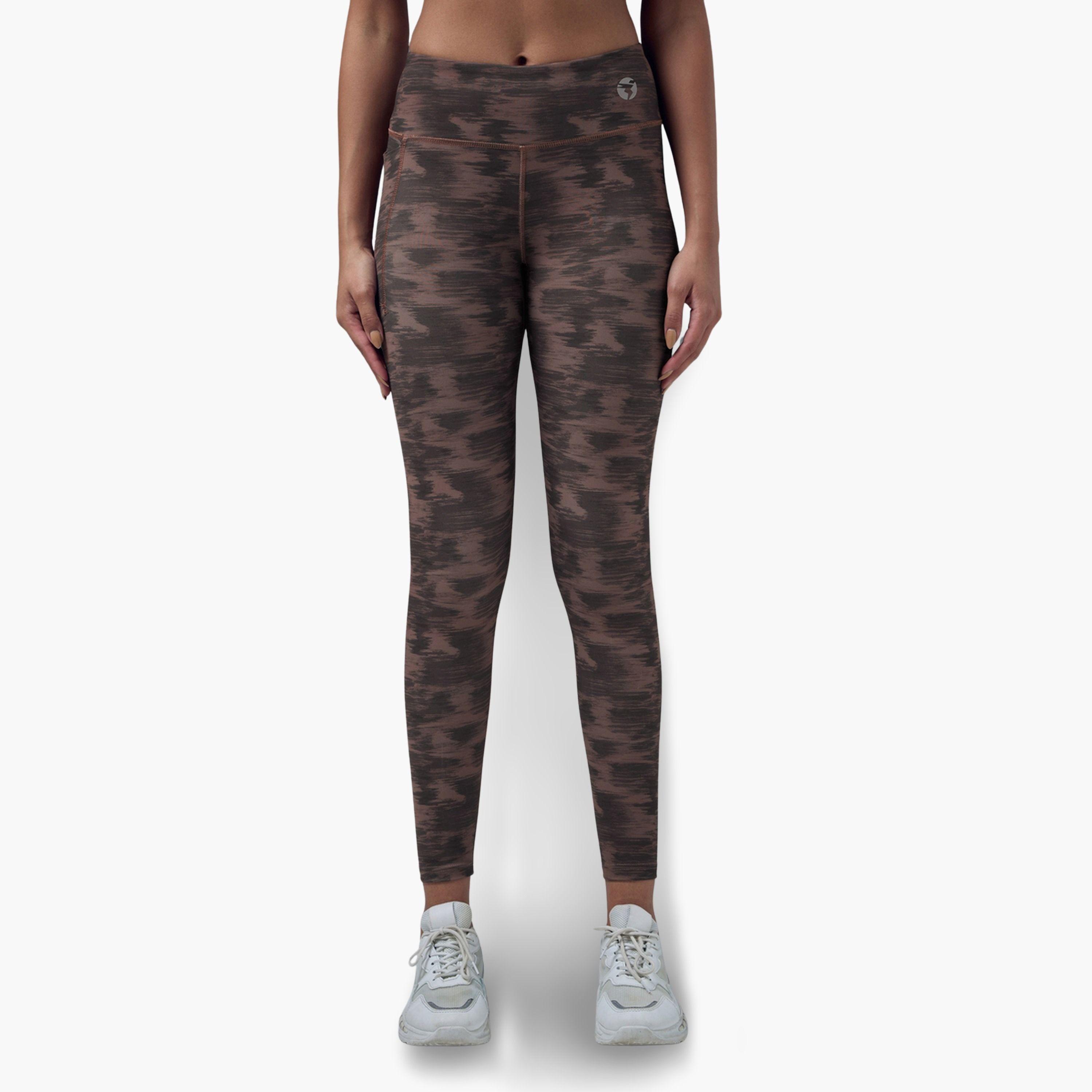Technosport Women Printed 4-Way Stretch Tights-women-clothing-bottoms-leggings-image-1