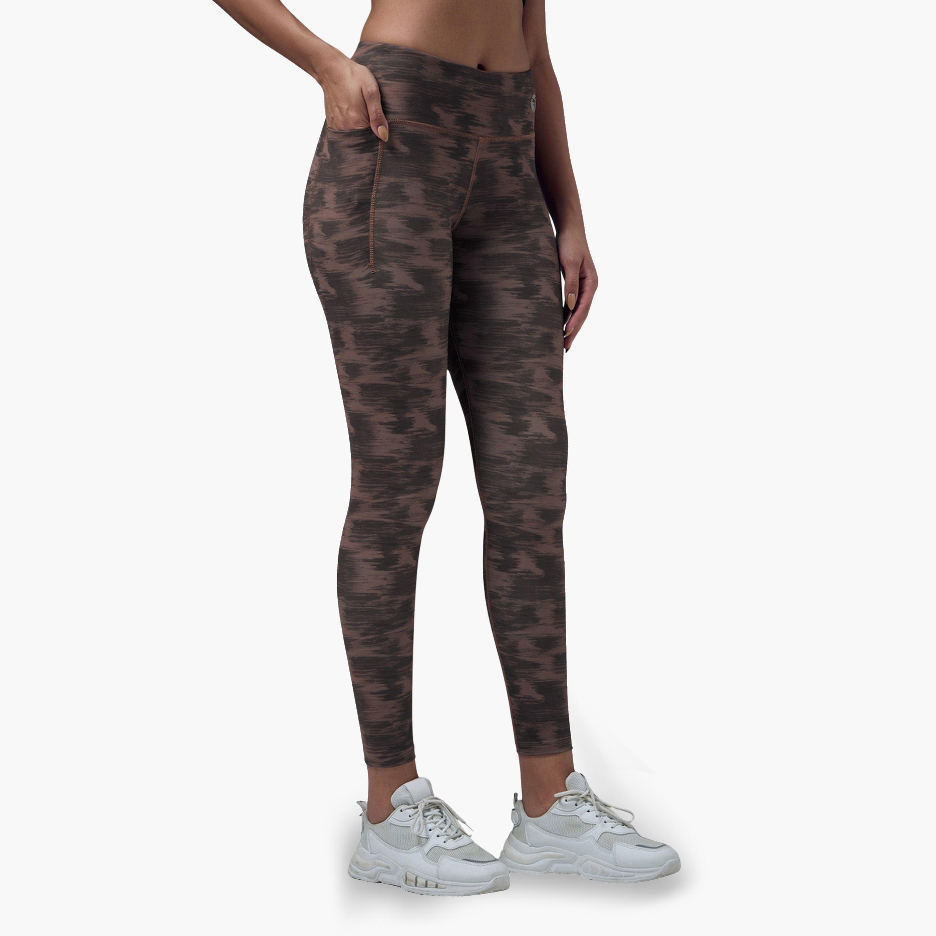 Technosport Women Printed 4-Way Stretch Tights-women-clothing-bottoms-leggings-image-2