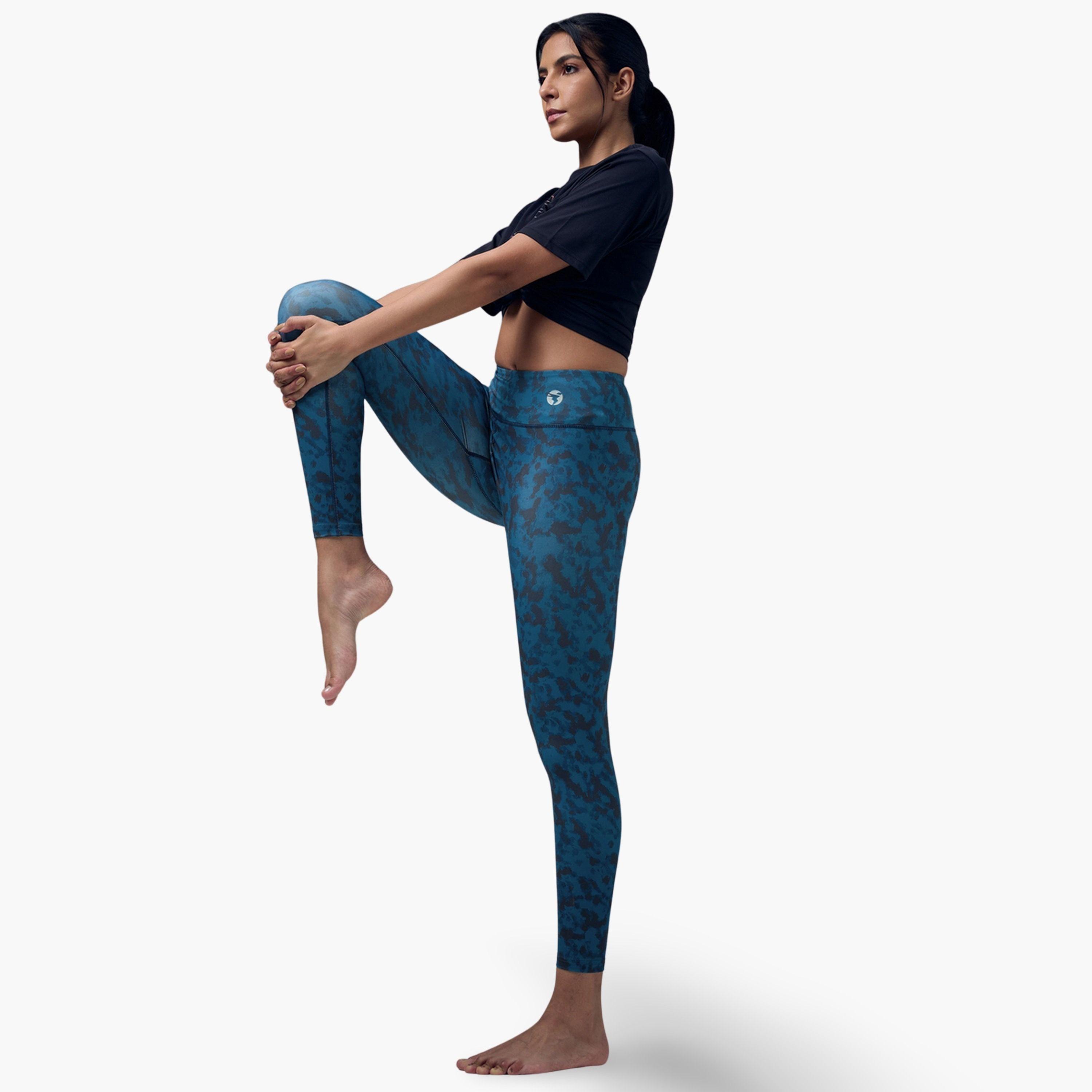بنطال ضيق مطبوع مطاطي-women-clothing-bottoms-leggings-image-2