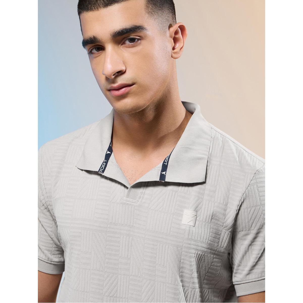 Technosport Men Jacquard Slim Fit Polo-men-clothing-tshirtsandpolos-tshirts-image-2
