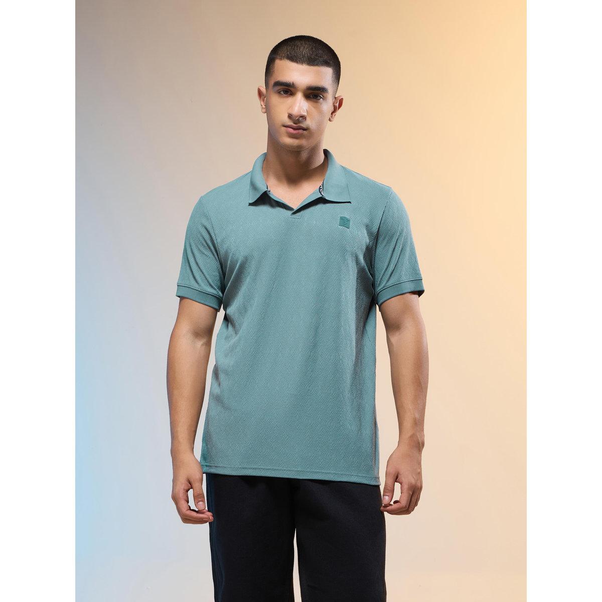 Technosport Men Jacquard Slim Fit Polo-men-clothing-tshirtsandpolos-tshirts-image-1