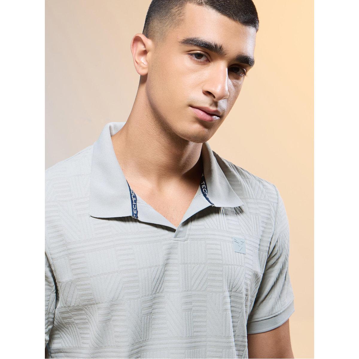 Technosport Men Jacquard Slim Fit Polo-men-clothing-tshirtsandpolos-tshirts-image-3