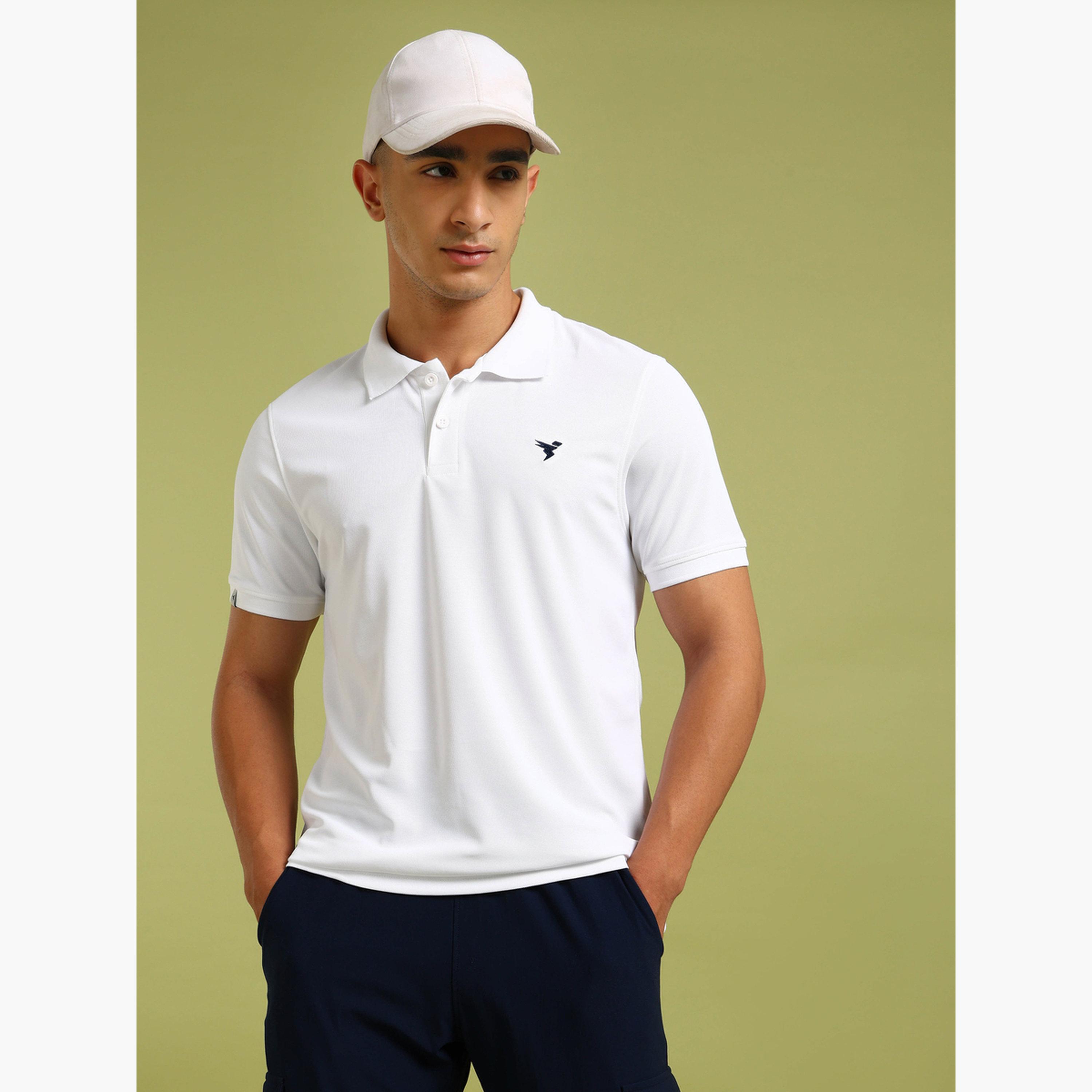 تيشيرت بولو بيكيه سادة قصة ضيقة-men-clothing-tshirtsandpolos-polos-image-3