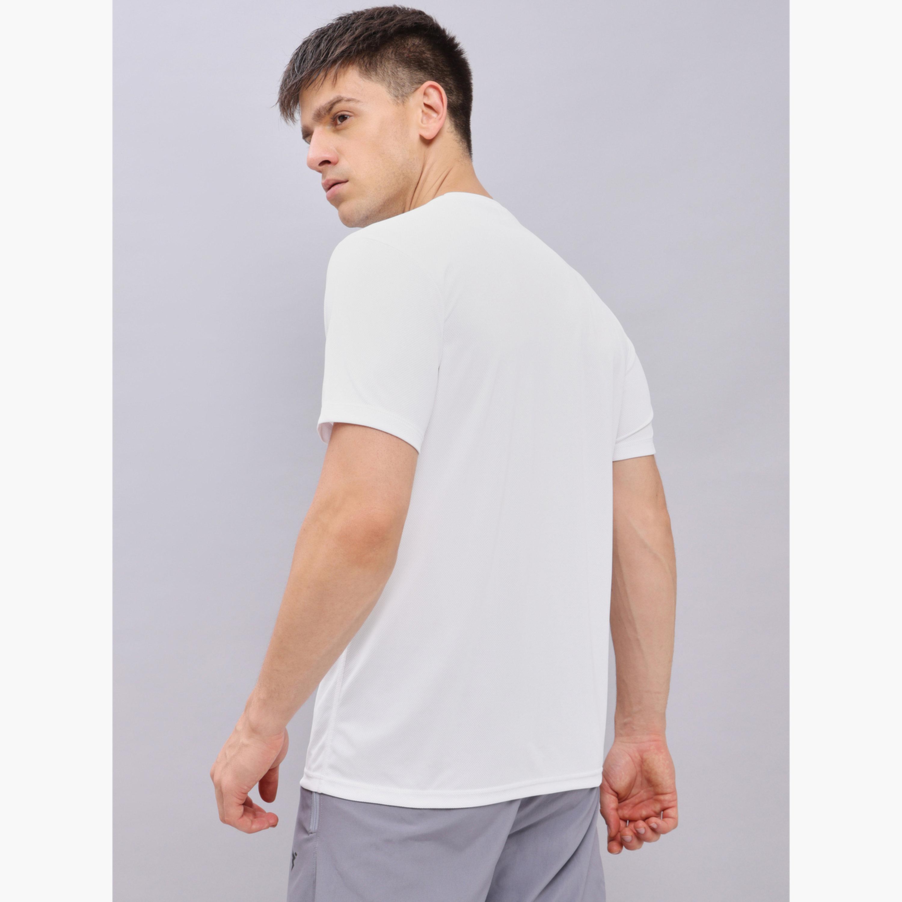 Technosport Men Solid Slim Fit Crew Neck T-Shirt-men-clothing-sportswearandactivewear-tshirtsandpolos-image-5